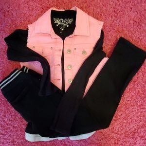 Vest,  Shirt and pant set